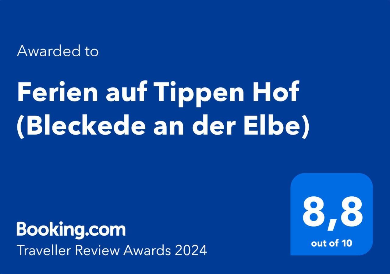 Ferien Auf Tippen Hof Lägenhet Bleckede Exteriör bild